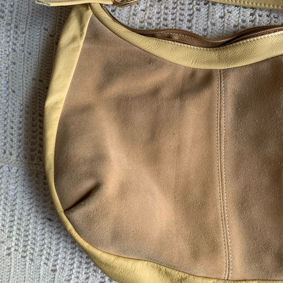 Vintage 70s Yellow Pastel Crossbody Bag - Picture 4 of 8